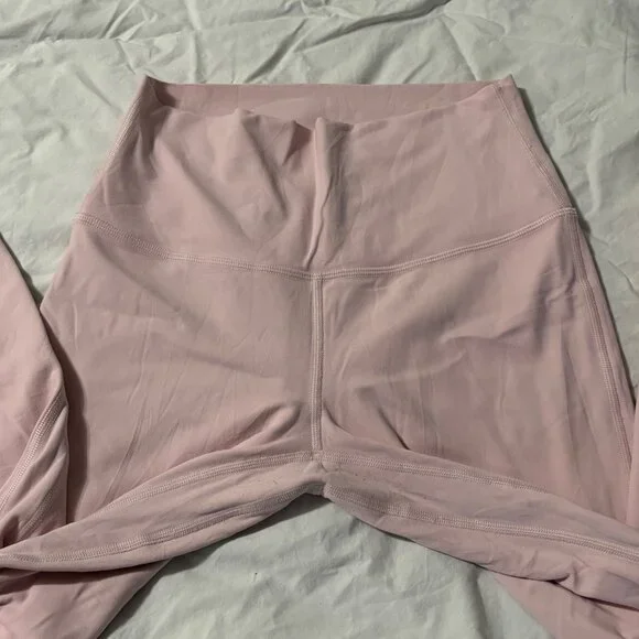 EXCELLENT Lululemon Align High-Rise Crop 21" Leggings Flush Pink Yoga Pants 6 - Picture 11 of 13